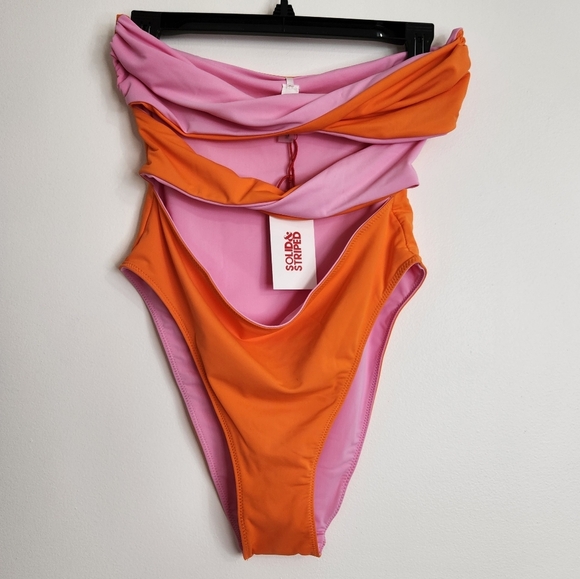 SOLID & STRIPED The Reversible Marlie One-Piece Swimsuit Size M BNWT - Picture 8 of 16